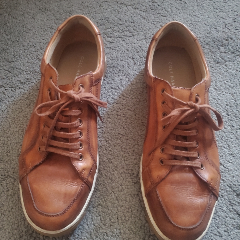 Cole Haan Brown Leather Sneakers